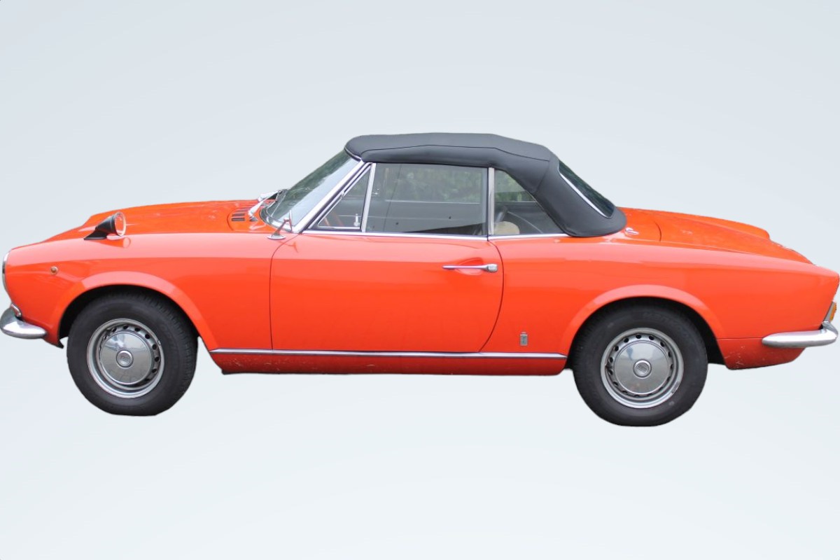 Fiat Spider 124 `66-`77 Verdeck Auto, Fahrzeug, Coupé, Sportwagen, Rad