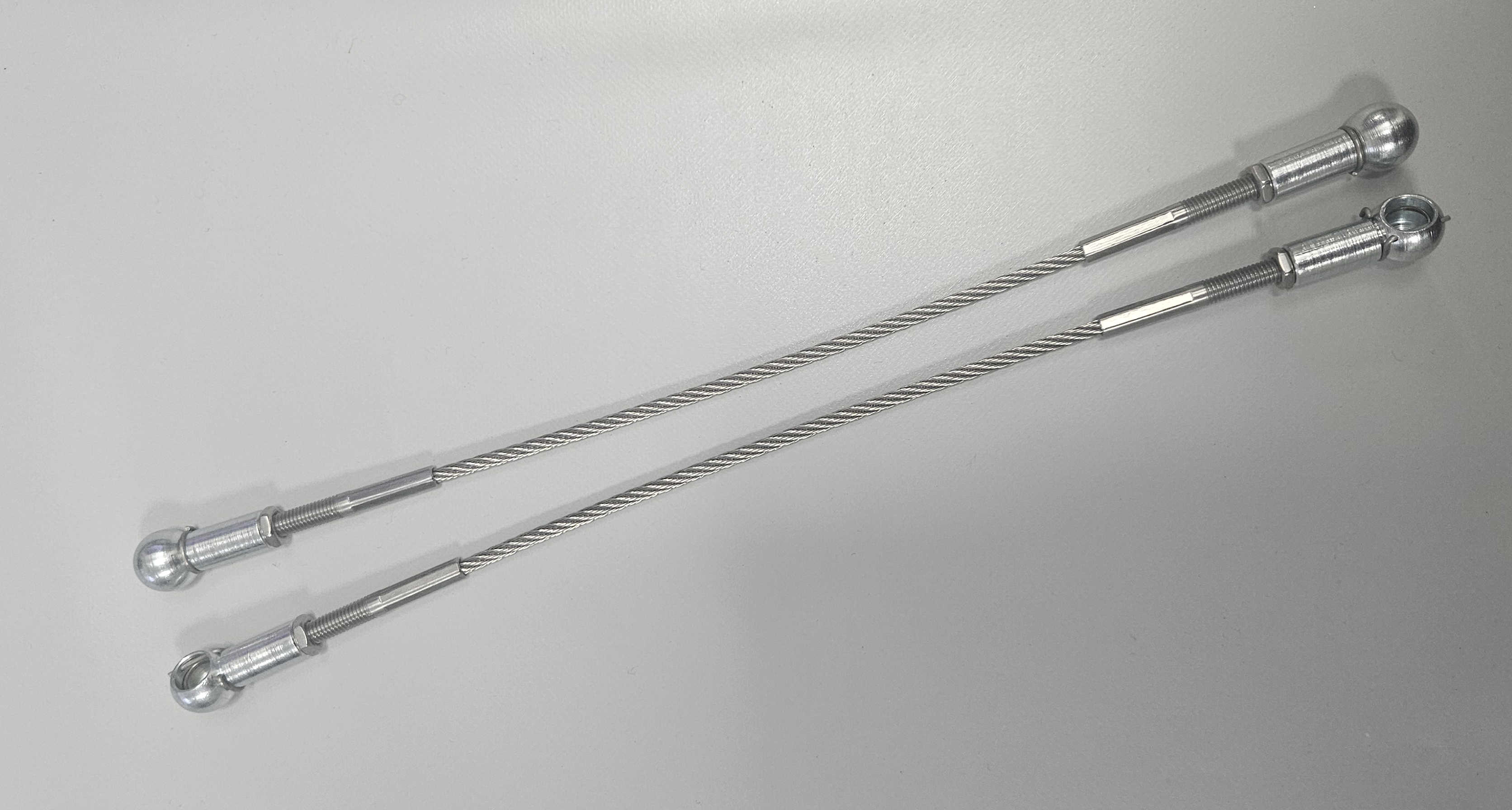 Drahtseil Heck metallisch, Kabel, mechanisch, gewinde, Augenöse