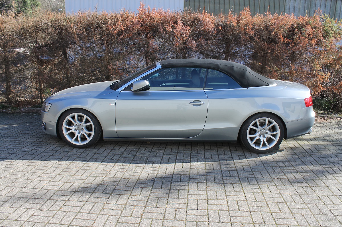 Audi A5 Cabrioverdeck Sprach, Leichtmetallfelge, Reifen, Rad, Coupé