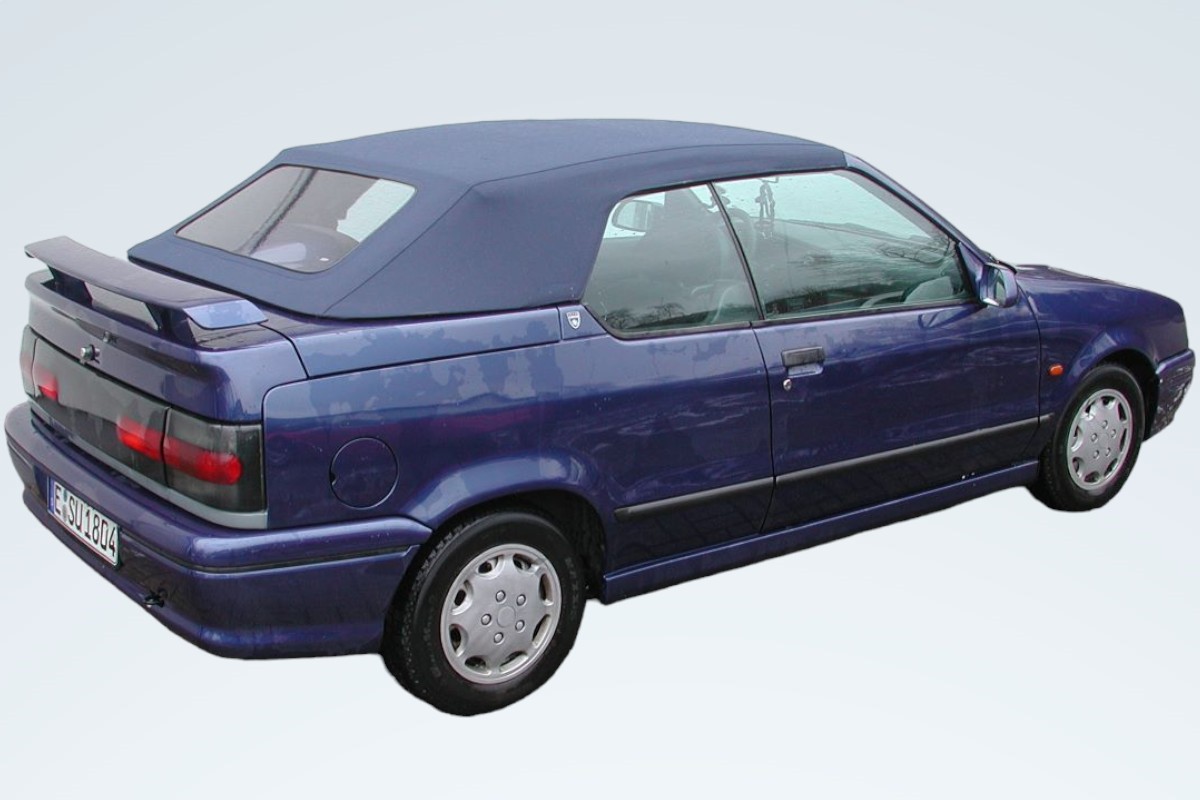 Renault 19 convertible top foil window