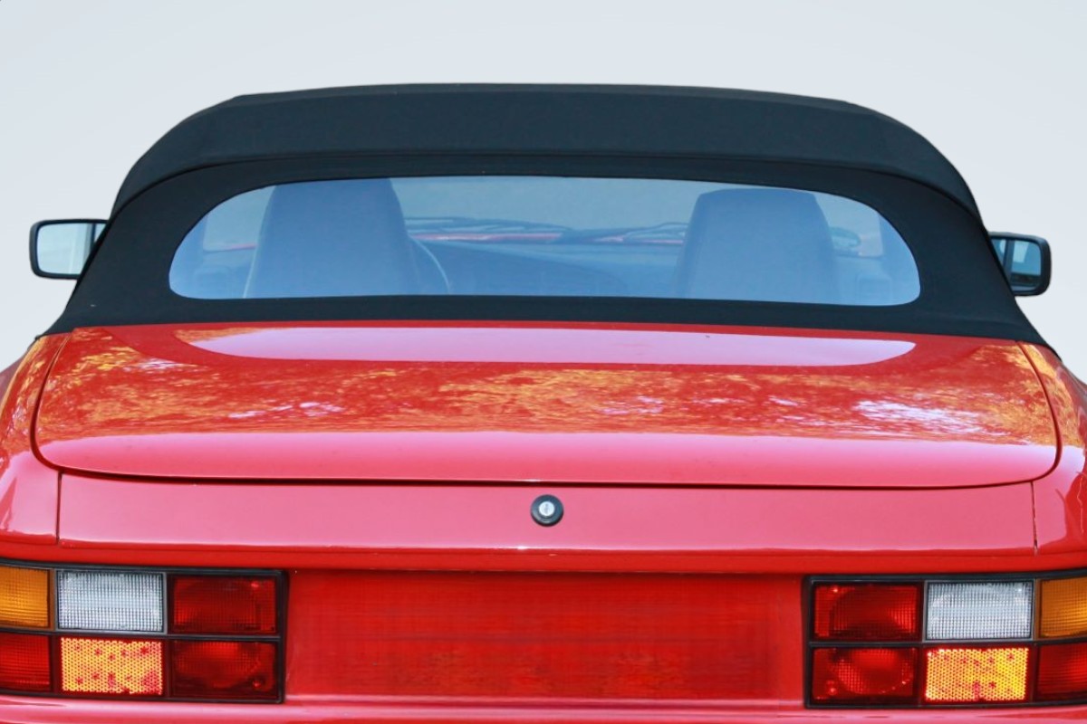 Porsche 944 Verdeck schwarz Auto, Fahrzeug, Coupé, Sportwagen, Stoßstange