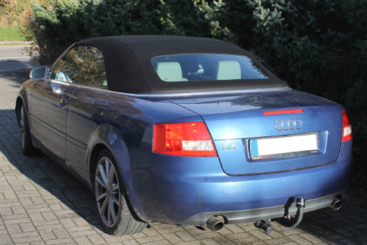 Audi A4 Cabriovedeck Stoßstange, Auto, Nummernschild, Coupé, Rad